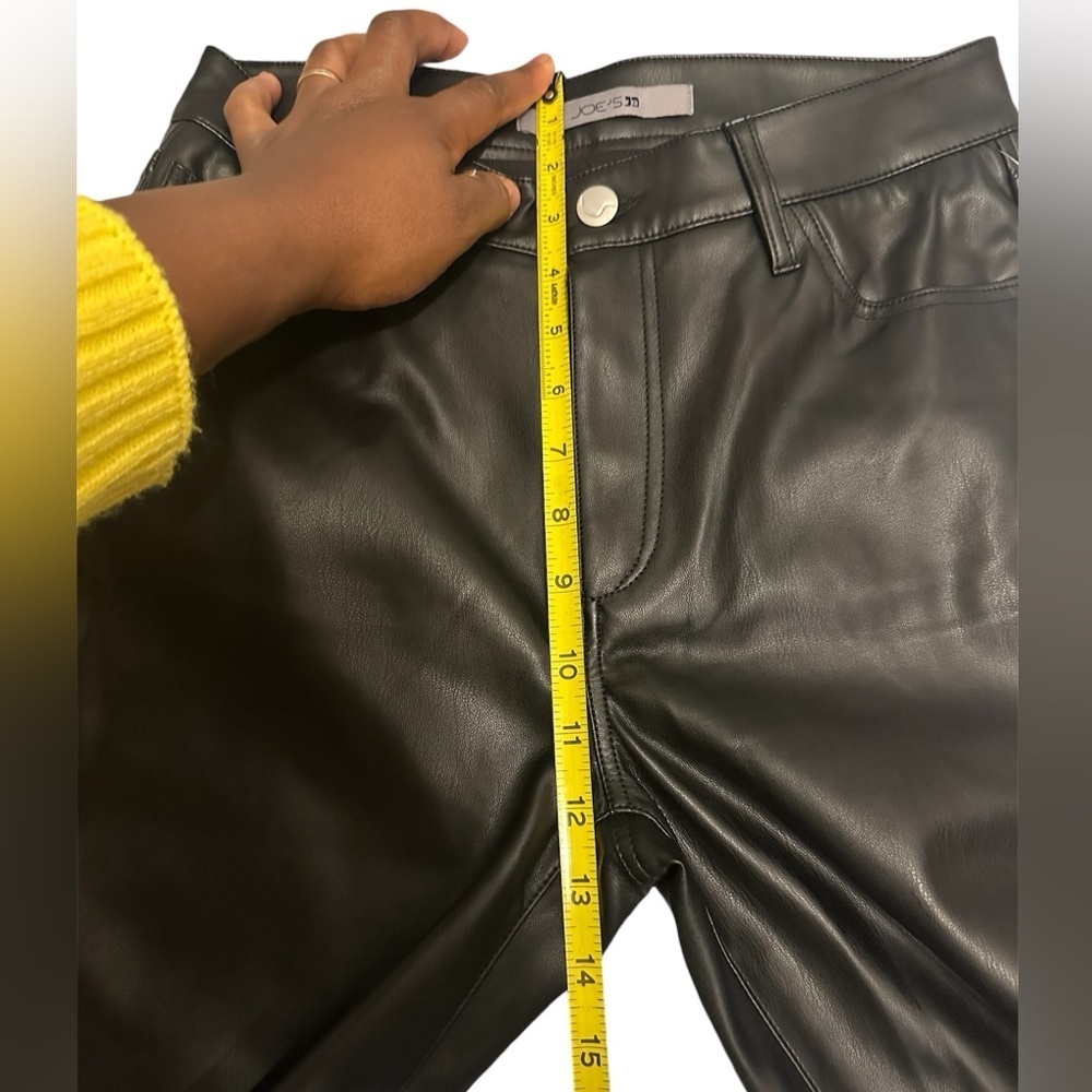 JOE’S Mid-Rise Women Black 100% Polyurethane  Pants Size 25 NWOT - Picture 4 of 10